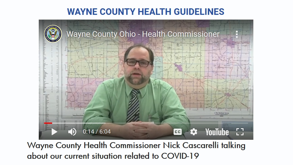 Wayne County Health Commissioner Nick Cascarelli