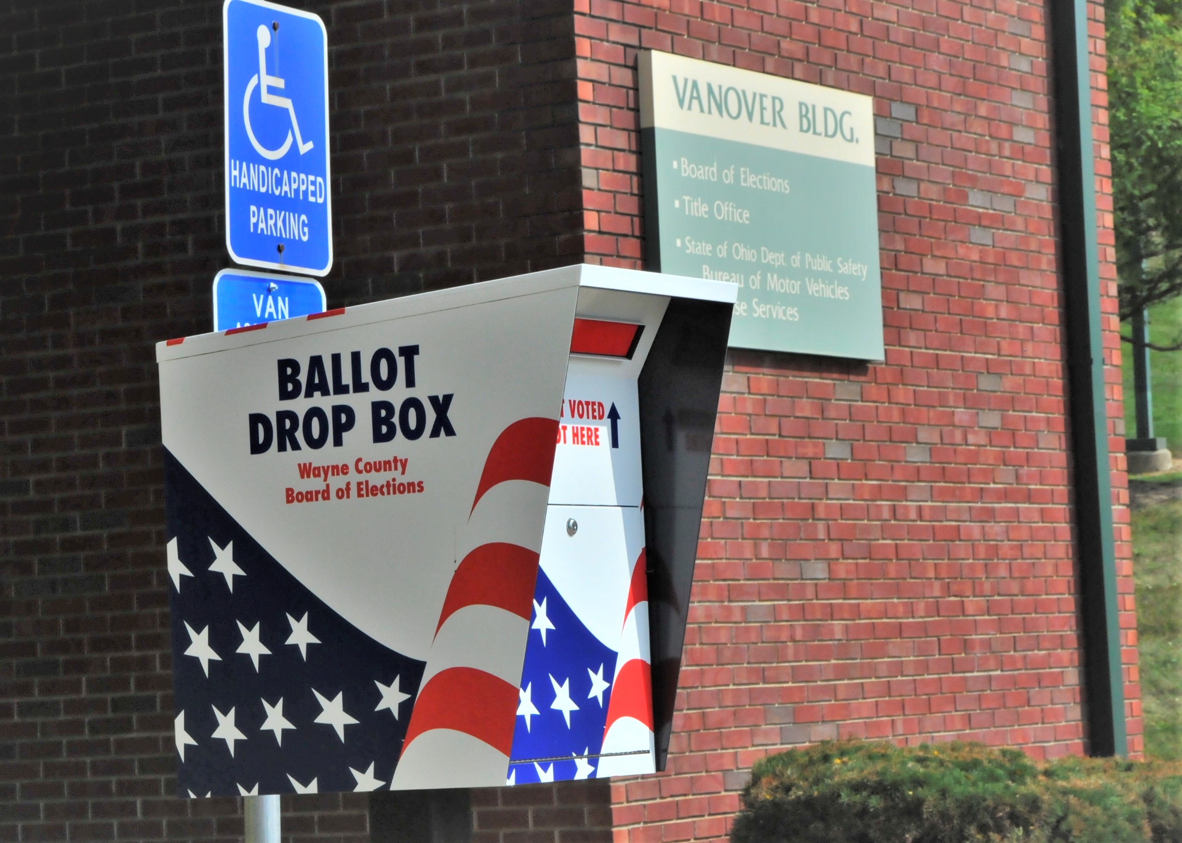 Wayne County Board of Elections Drop Box