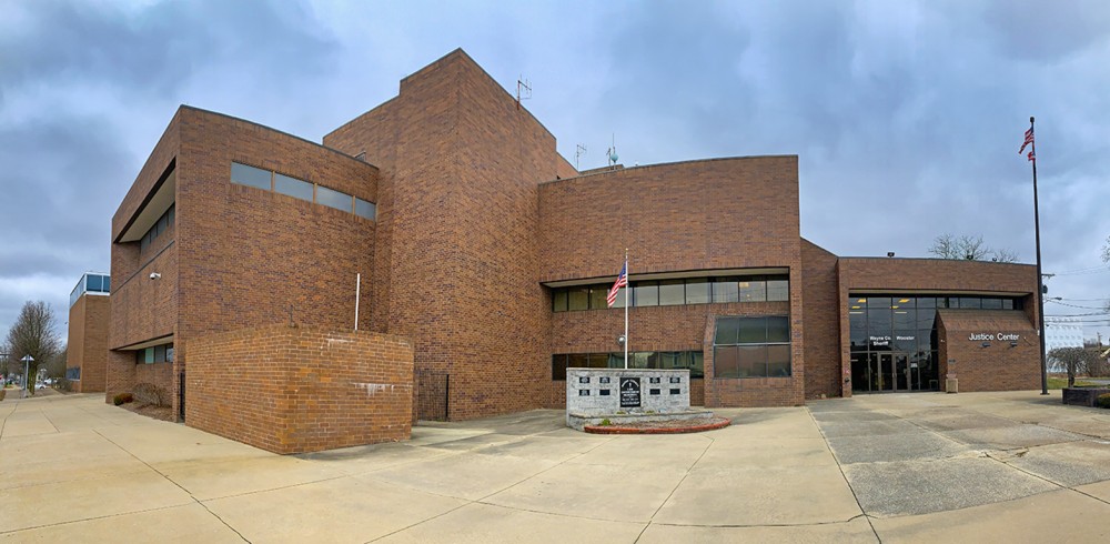 Photo of Justice Center in Wooster, Ohio.