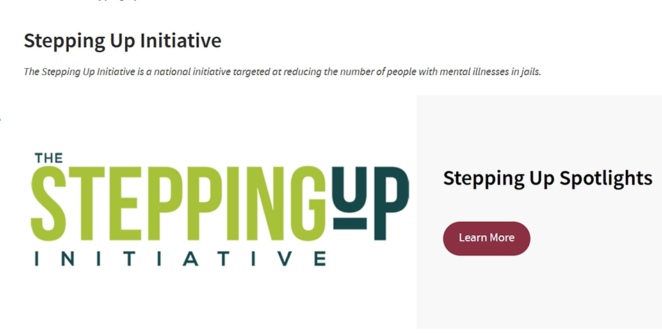 A screenshot from the stepping up website